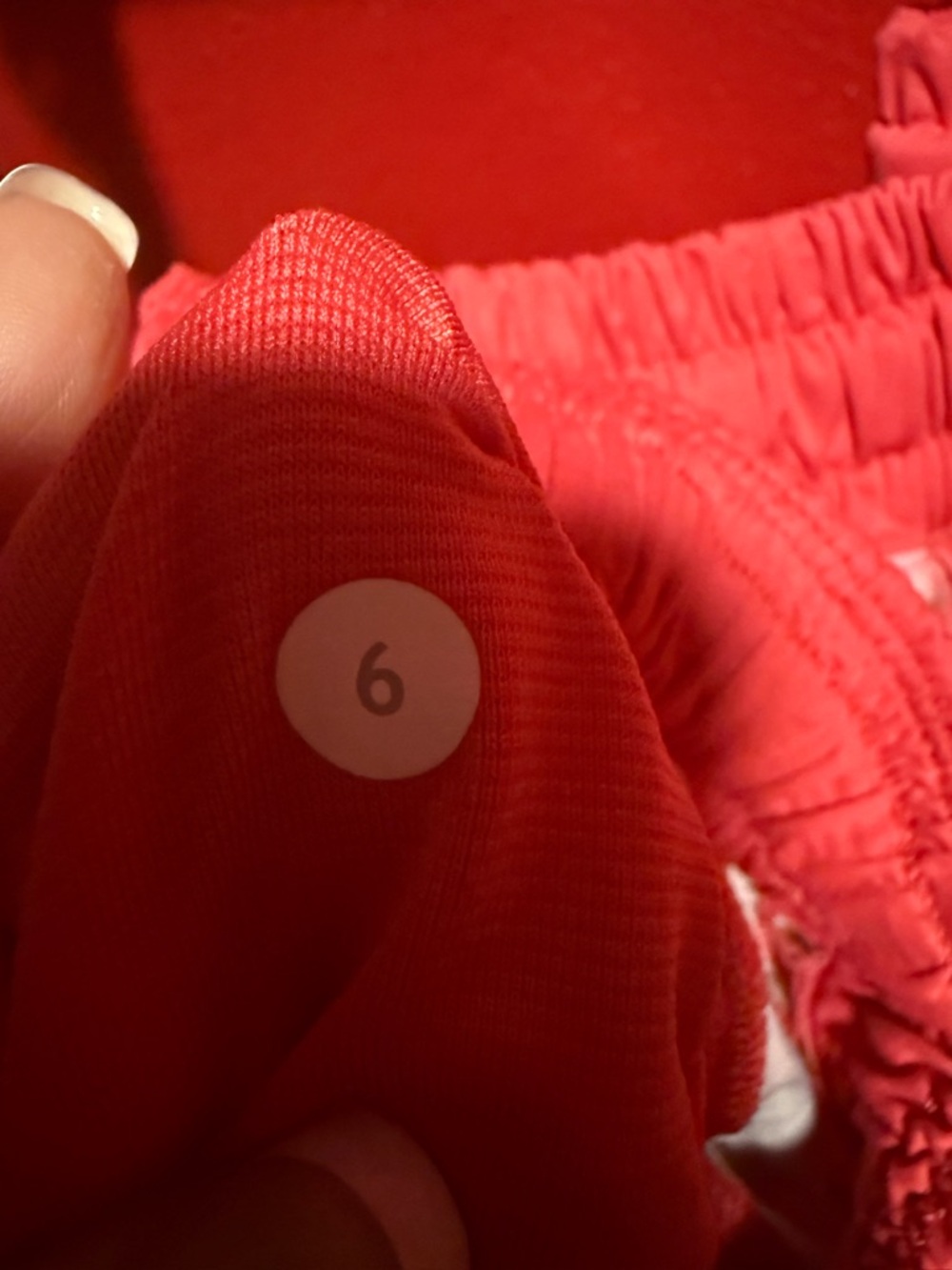14. Pre loved lululemon  Pink Tie-Dye Bike Shorts - Picture 4 of 4